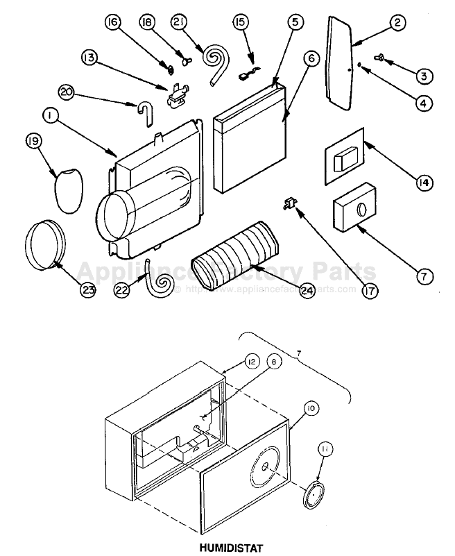 Carrier 49BG013200 Parts Humidifiers