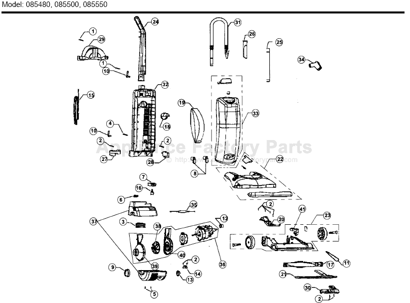 Royal 085550 Parts Vacuum Cleaners