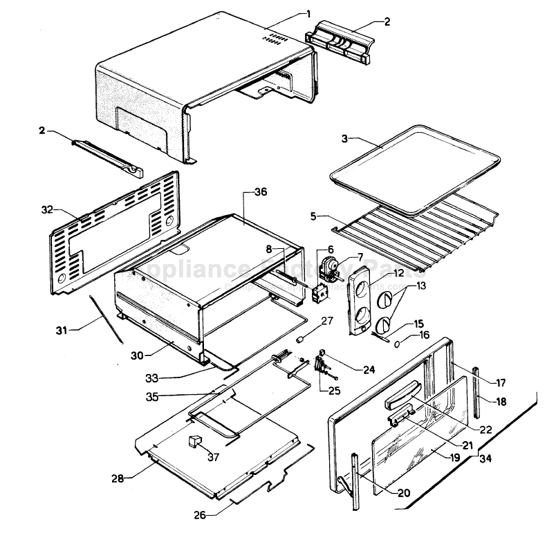 Delonghi XU11 Parts Ovens