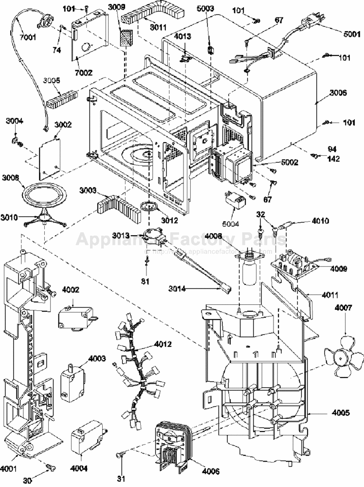 Lg F1560L Parts | Microwaves