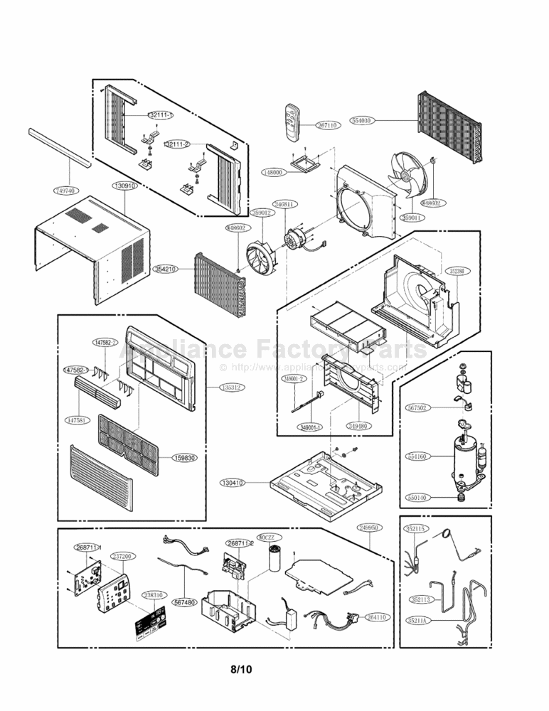 Lg Lwhd1009r Parts Air Conditioners