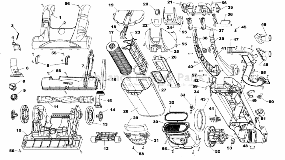 Hoover U5269900 Parts Vacuum Cleaners