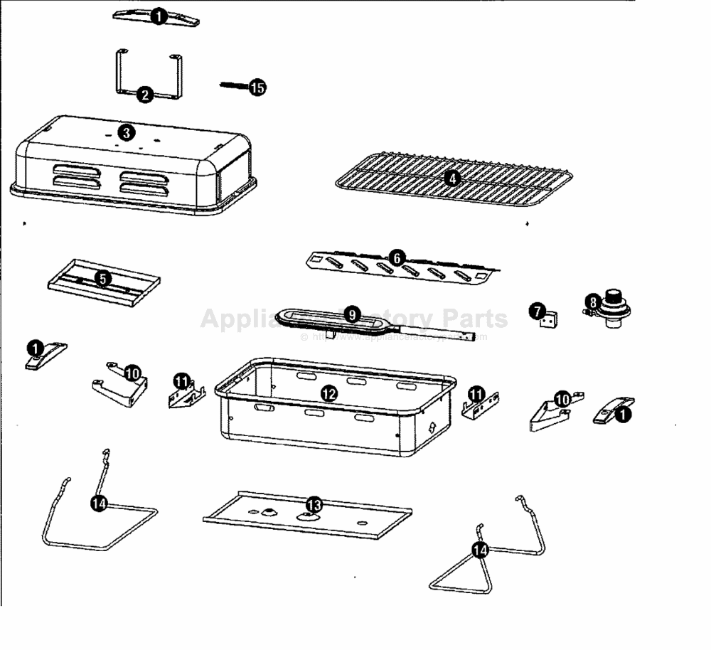 Uniflame GBT1102WC Parts Grills