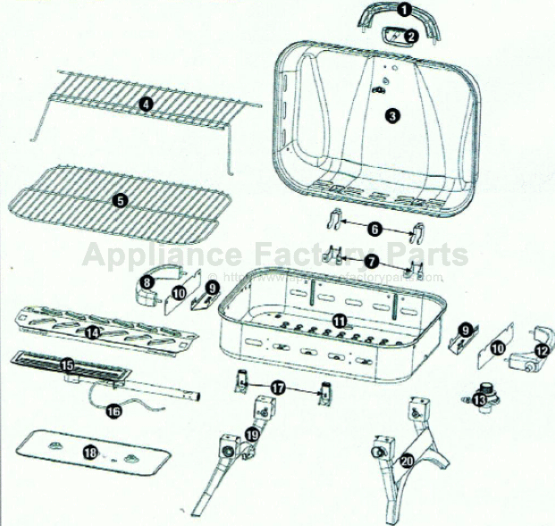 Uniflame NPG2322SS Parts Grills