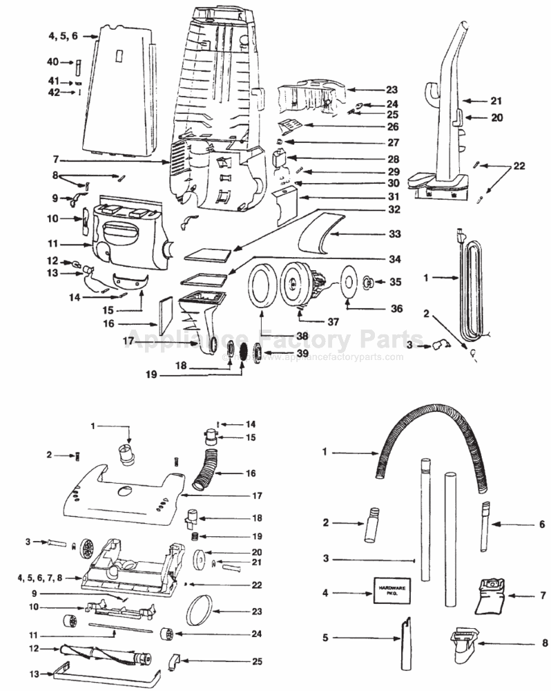 Eureka 4351A Parts Vacuum Cleaners