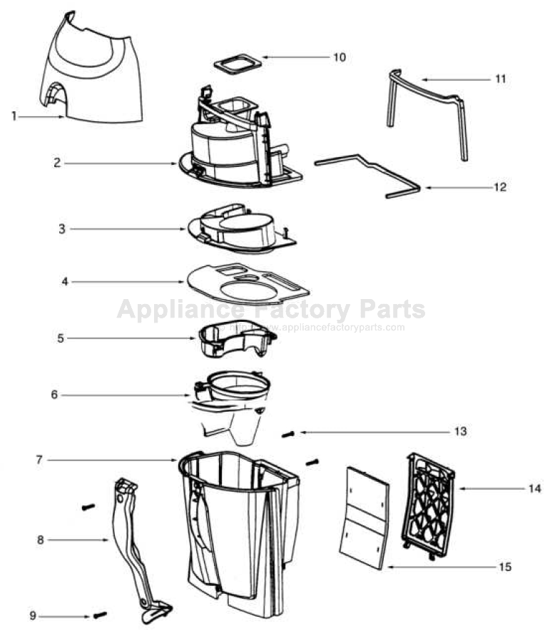 Eureka 4495 Parts Vacuum Cleaners