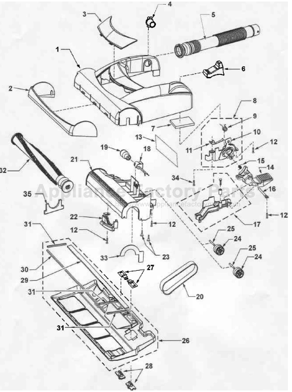 Panasonic MC-V5269-00 Parts | Find Vacuum Cleaner Parts Here