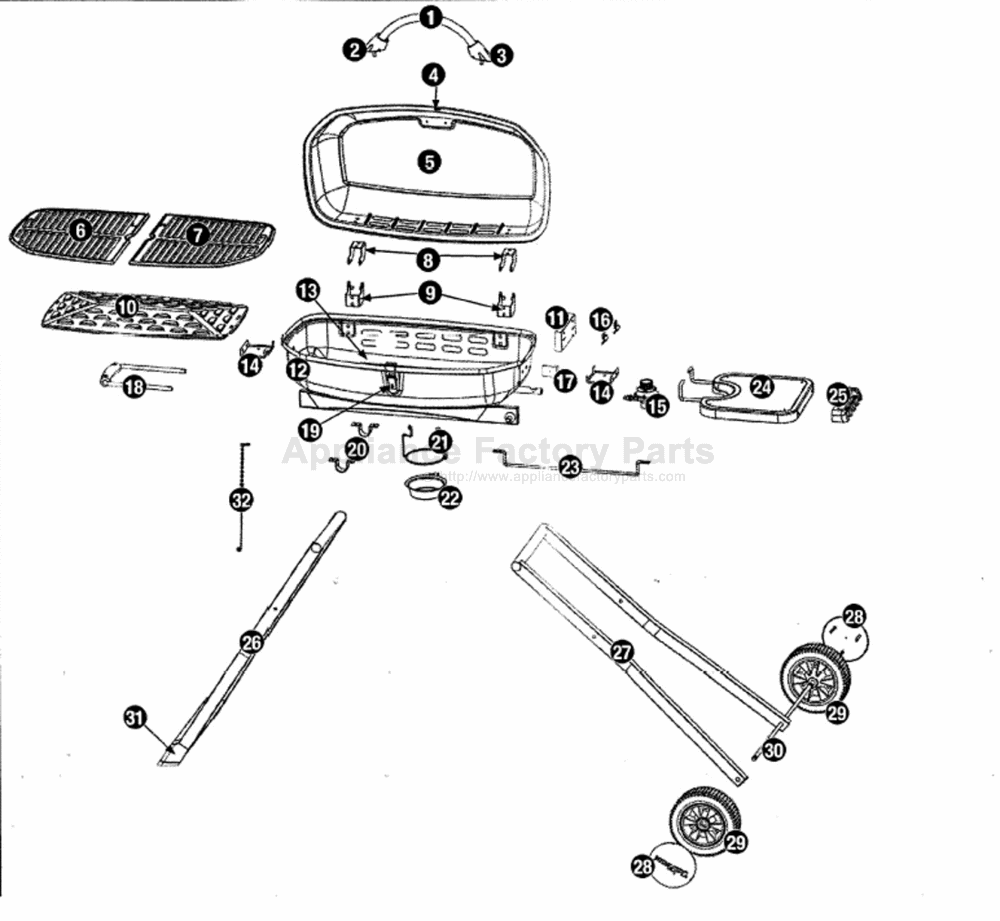 Uniflame GTC1205WHL Parts | Find Grill Parts Here