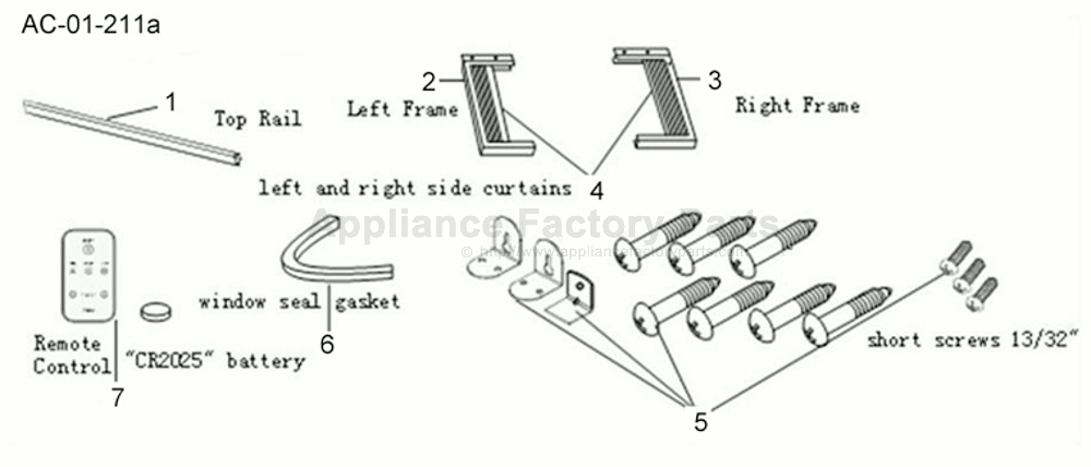 Haier HWR05XC9-L Parts | Air Conditioners