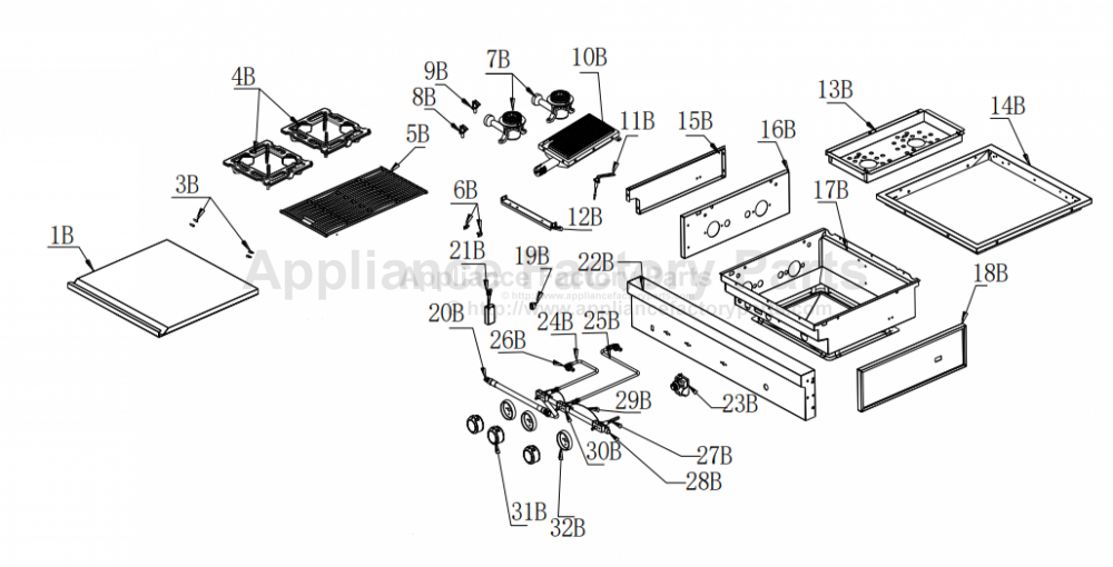 Kitchenaid 860-0003B Parts | Find Grill Parts Here