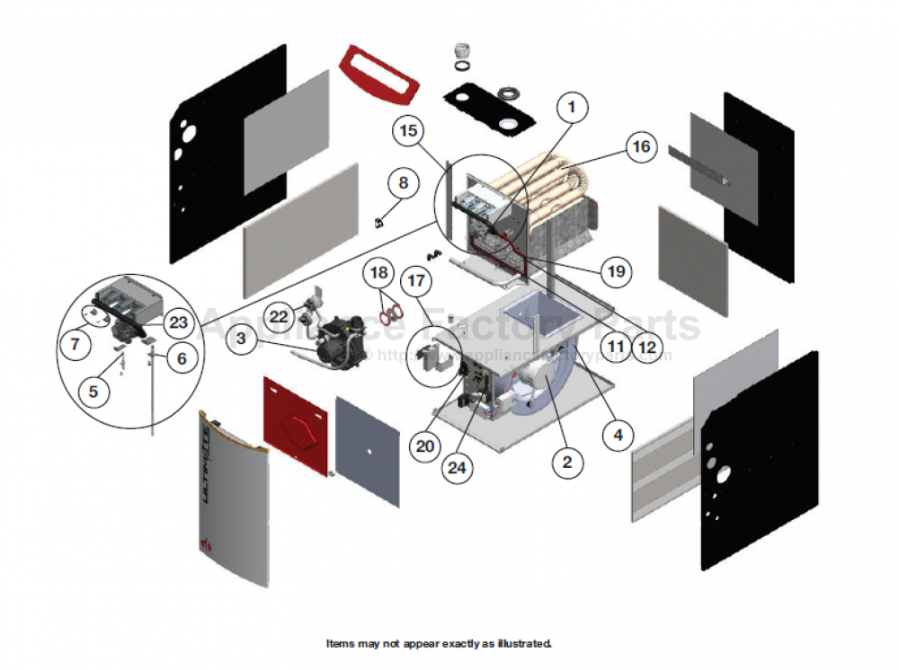 Napoleon WUV080T4BAN Parts HVACs