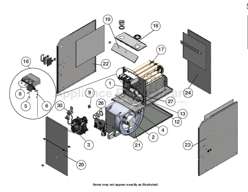 Napoleon WSX080T3AAN Parts HVACs