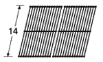 Rectangular Cooking Grids, 14”