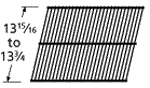 Rectangular Cooking Grids, 13 15/16” to 13 3/4”